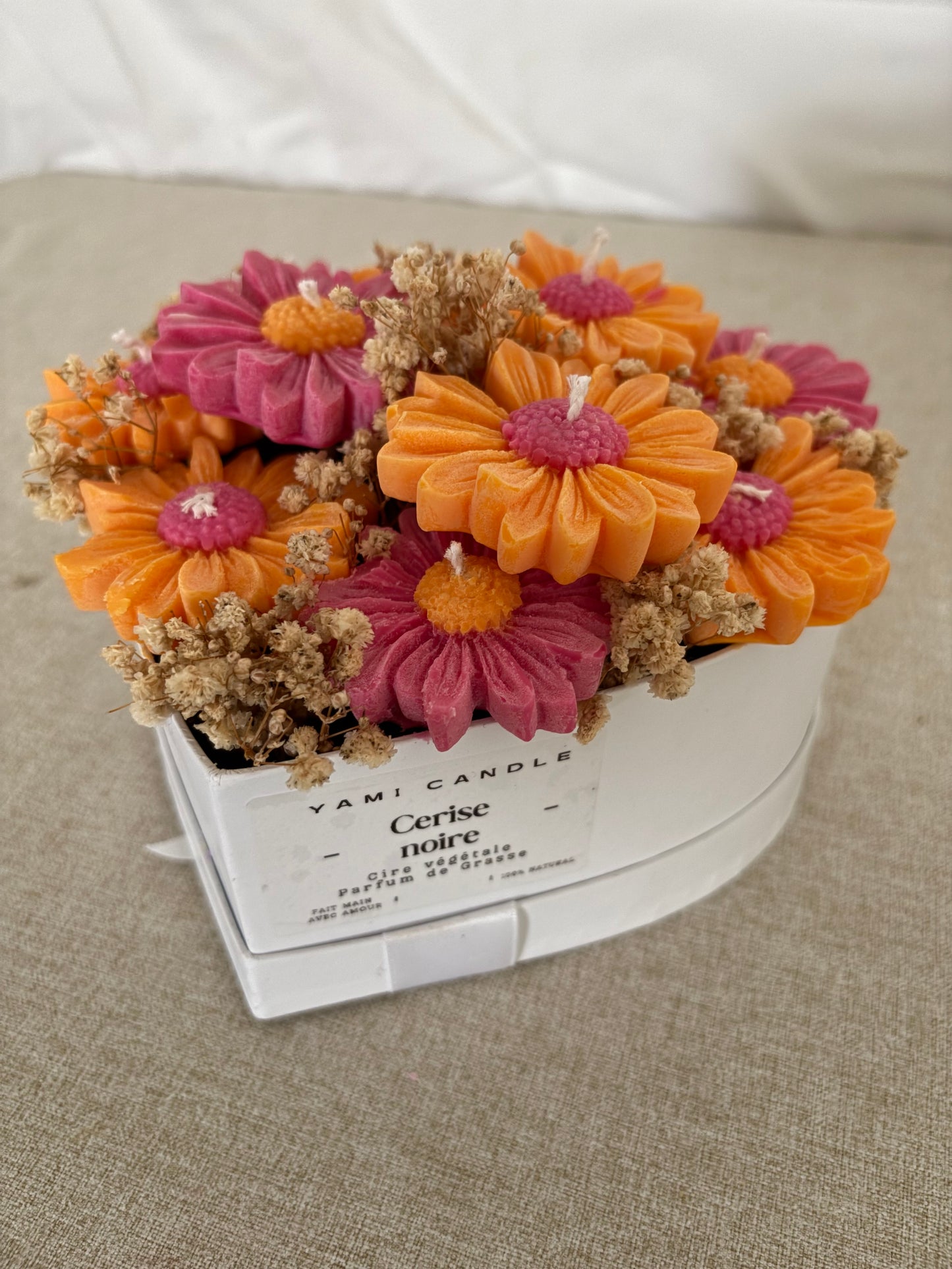 Douces marguerites - Cerise noire