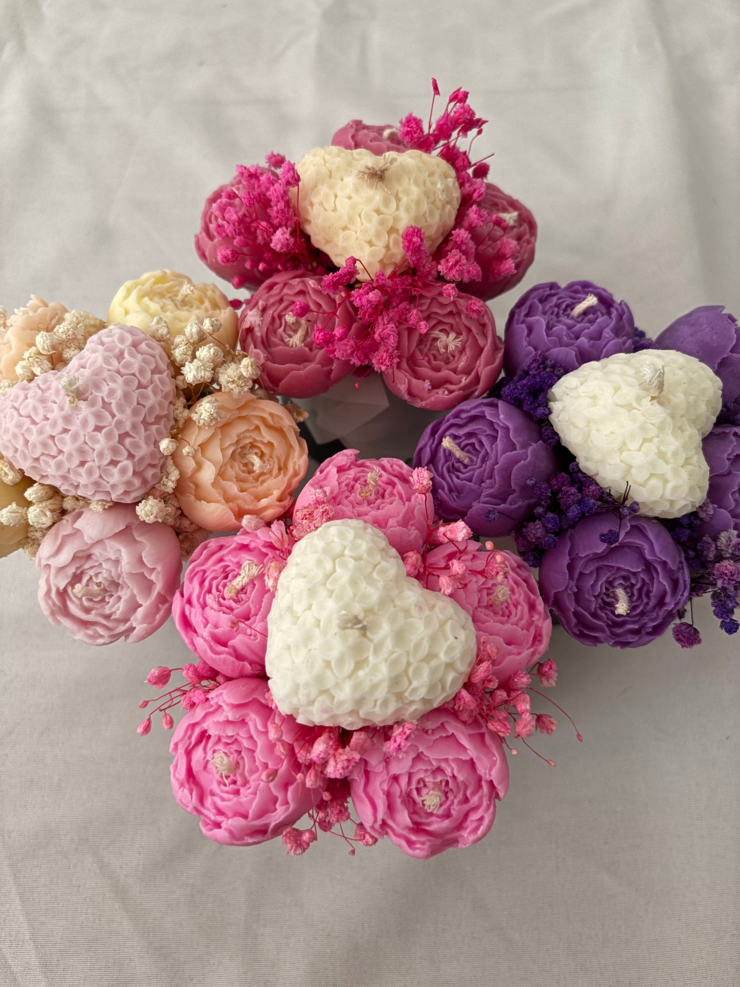 Le Mini Cœur de Pivoines - Personnalisable