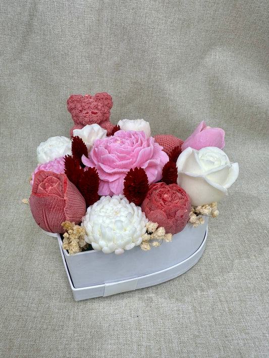 Le trianon hivernale rose rouge - Cerise noire