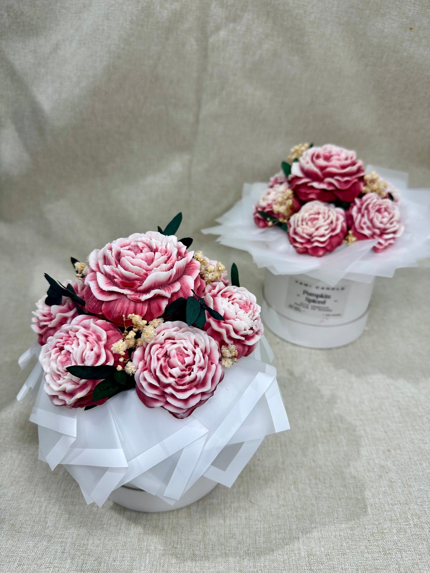 Le Pivoinier - Rouge dégradé blanc